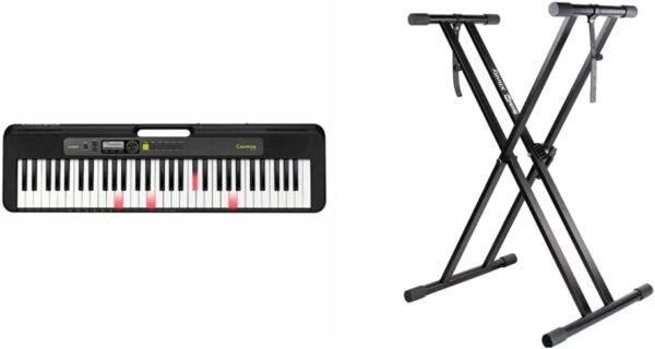 Casio LK S250 Keyboard 61 Tasten mit Beleuchtung und Lernfunktionen ideal für Anfänger