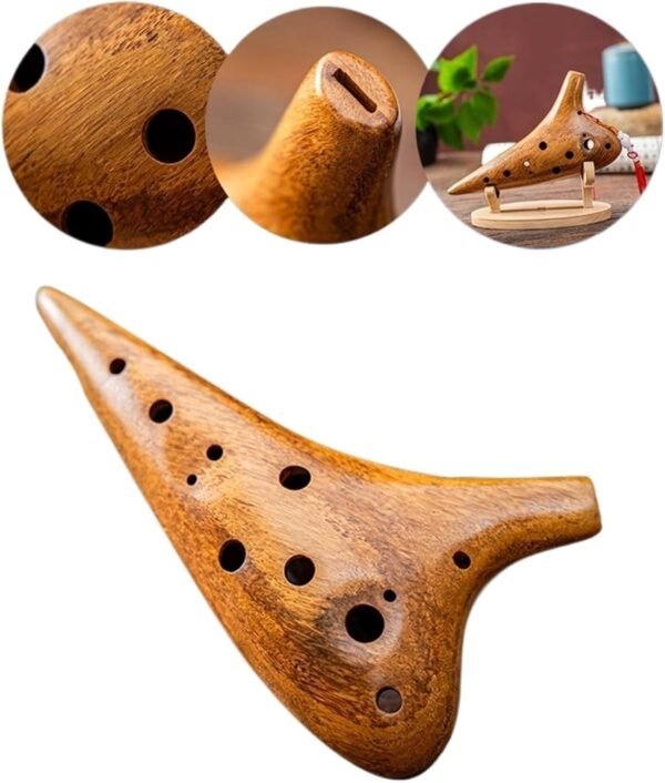 Entdecke die Ocarina 12 Loch Alto C aus Bambus perfekt für Anfänger und Musiker