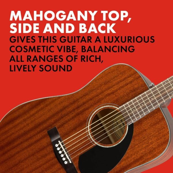 Fender CD-60S Akustikgitarre Mahagoni Dreadnought Klangvielfalt und Spielkomfort