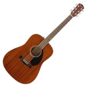 Fender CD-60S Dreadnought Acoustic Guitar - Walnut Fingerboard - Mahogany - Includes Free Virtual Courses on Fender Play