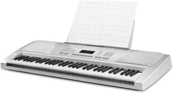 Funkey 61 Tasten Keyboard mit Netzteil und Notenständer ideal für Einsteiger