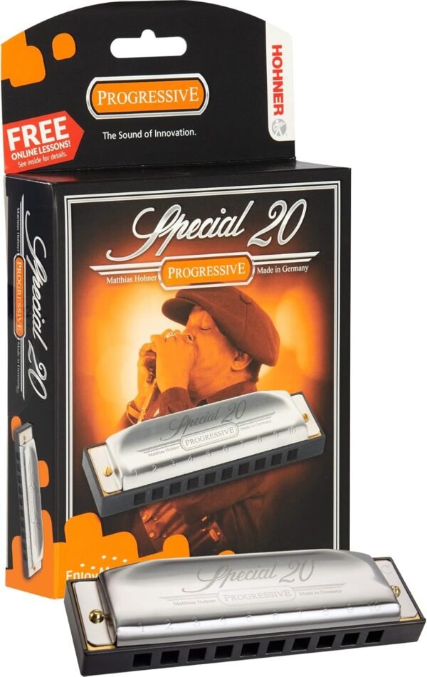 HOHNER Special 20 Mundharmonika C-Dur mit langlebigem Kunststoffkamm und warmem Klang