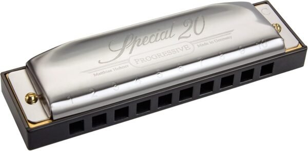 HOHNER Special 20 Mundharmonika C-Dur mit langlebigem Kunststoffkamm und warmem Klang