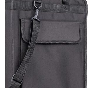 MEINL Cymbals Stick Sling Bag with 11 Different Inner Compartments for Drumsticks, Mallets or Brushes Black (MSSB)