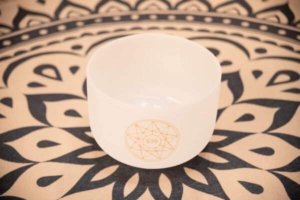 Meinl Sonic Energy Solfeggio Kristallklangschale aus Quarz für Meditation und Klangtherapie