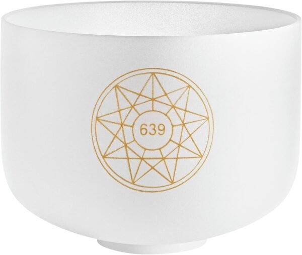 Meinl Sonic Energy Solfeggio Kristallklangschale aus Quarz für Meditation und Klangtherapie