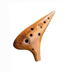 Ocarina 12 Hole AC Tuned Alto C Tuned Professional Wooden Ocarina Instrument for Beginners