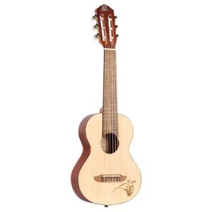 Ortega Guitars Mini Travel Guitar - Mini Travel Series - Spruce, Mahogany, Natural (RGL5)
