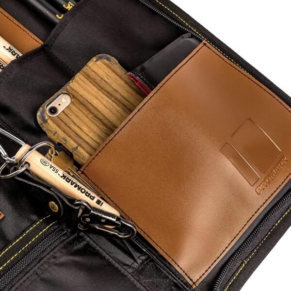 ProMark TDSB Drumstick Tasche aus wetterfestem Nylon mit praktischem Tom-Halterungssystem