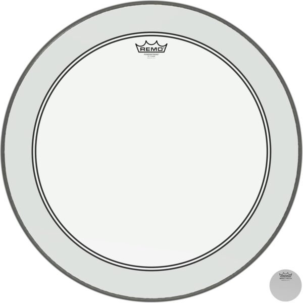 Remo Powerstroke P3 Bass Drumhead 22 Zoll perfekte Balance und Klangkontrolle