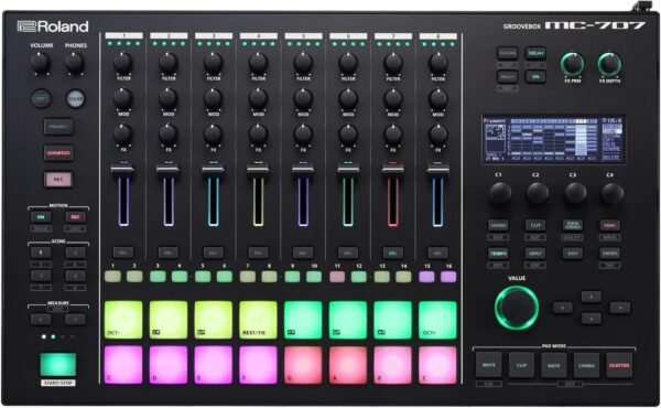 Roland MC-707 Groovebox Profi Workstation für kreative Musikproduktion und Live Sets