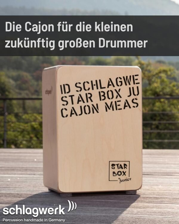 Schlagwerk CP400SB Star Box Kinder Cajon robust und perfekt für junge Schlagzeugstars