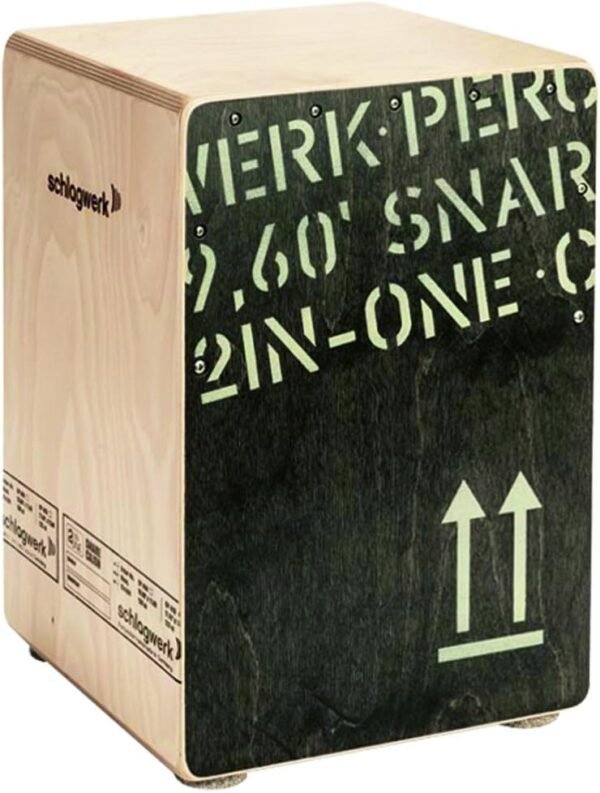 Schlagwerk CP404 Rote Cajon mit Snare beeindruckt durch kraftvollen Klang und Design