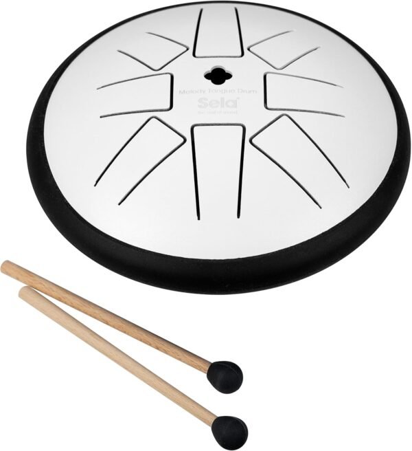 Sela Melody 6 Inch Rote Steel Tongue Drum Entspannung und Harmonie erleben