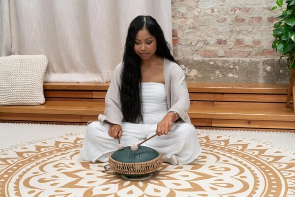 Sonic Energy Medium Octave Steel Tongue Drum Sanfte Klänge für Meditation und Yoga entdecken