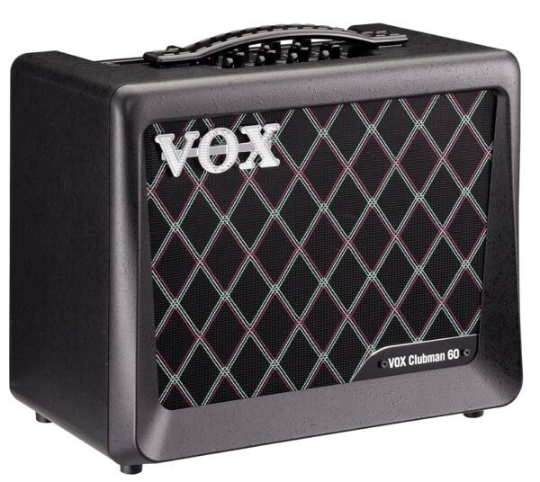 Vox Clubman 60-50W Combo Amplifier for Semi/Fully Hollow Body Guitars - 2 Channels with Nutube Vacuum Technology - Black
